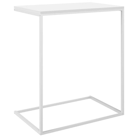 vidaXL Side Table White 55x35x66 cm Engineered Wood