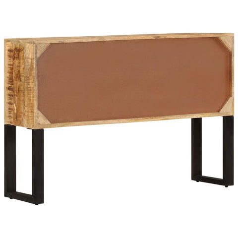 vidaXL Sideboard 110x30x74 cm Rough Mango Wood