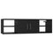 vidaXL Wall Shelf Black 102x30x29 cm Engineered Wood