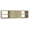 vidaXL Wall Shelf Sonoma Oak 102x30x29 cm Engineered Wood
