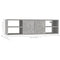 vidaXL Wall Shelf Concrete Grey 102x30x29 cm Engineered Wood