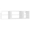 vidaXL Wall Shelf High Gloss White 102x30x29 cm Engineered Wood