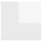 vidaXL Wall Shelf High Gloss White 102x30x29 cm Engineered Wood