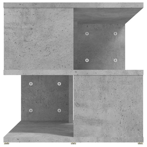 vidaXL Side Table Concrete Grey 40x40x40 cm Engineered Wood