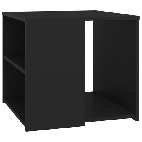 vidaXL Side Table Black 50x50x45 cm Engineered Wood