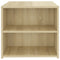 vidaXL Side Table Sonoma Oak 50x50x45 cm Engineered Wood
