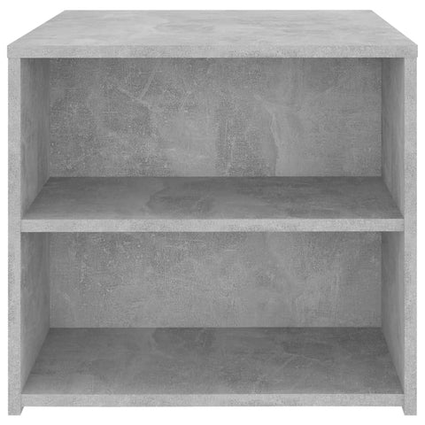 vidaXL Side Table Concrete Grey 50x50x45 cm Engineered Wood