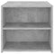 vidaXL Side Table Concrete Grey 50x50x45 cm Engineered Wood