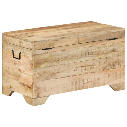 vidaXL Storage Chest Solid Rough Mango Wood