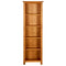 vidaXL 5-Tier Bookcase 45x22x140 cm Solid Oak Wood
