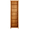 vidaXL 7-Tier Bookcase 60x22x200 cm Solid Oak Wood