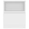 vidaXL Bed Cabinet White 40x40x50 cm Engineered Wood