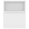vidaXL Bed Cabinets 2 pcs White 40x40x50 cm Engineered Wood