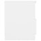 vidaXL Bed Cabinets 2 pcs White 40x40x50 cm Engineered Wood