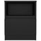 vidaXL Bed Cabinets 2 pcs Black 40x40x50 cm Engineered Wood