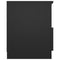 vidaXL Bed Cabinets 2 pcs Black 40x40x50 cm Engineered Wood