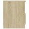 vidaXL Bed Cabinets 2 pcs Sonoma Oak 40x40x50 cm Engineered Wood