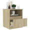 vidaXL Bed Cabinets 2 pcs Sonoma Oak 40x40x50 cm Engineered Wood
