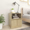 vidaXL Bed Cabinets 2 pcs Sonoma Oak 40x40x50 cm Engineered Wood