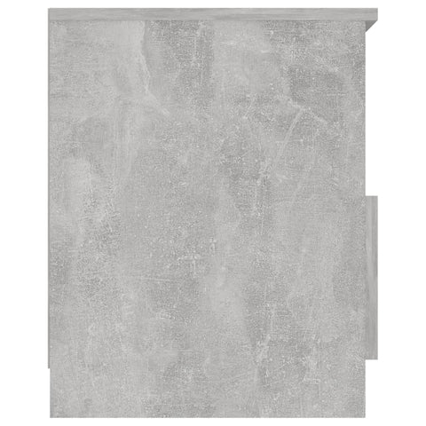 vidaXL Bed Cabinet Concrete Grey 40x40x50 cm Engineered Wood