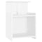 vidaXL Bed Cabinet White 40x35x60 cm Engineered Wood