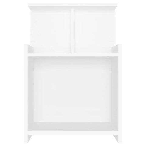 vidaXL Bed Cabinet White 40x35x60 cm Engineered Wood