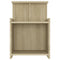 vidaXL Bed Cabinets 2 pcs Sonoma Oak 40x35x60 cm Engineered Wood