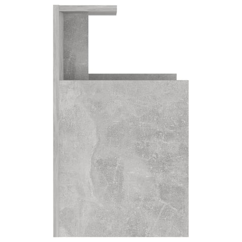 vidaXL Bed Cabinets 2 pcs Concrete Grey 40x35x60 cm Engineered Wood
