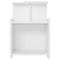 vidaXL Bed Cabinet High Gloss White 40x35x60 cm Engineered Wood