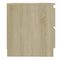 vidaXL Bed Cabinet Sonoma Oak 50x39x43.5 cm Engineered Wood
