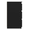 vidaXL Bed Cabinets 2 pcs Black 40x35x62.5 cm Engineered Wood
