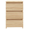 vidaXL Bed Cabinets 2 pcs Sonoma Oak 40x35x62.5 cm Engineered Wood