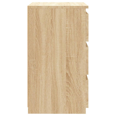 vidaXL Bed Cabinets 2 pcs Sonoma Oak 40x35x62.5 cm Engineered Wood