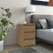 vidaXL Bed Cabinets 2 pcs Sonoma Oak 40x35x62.5 cm Engineered Wood
