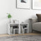 vidaXL Bed Cabinets 2 pcs White 40x30x40 cm Engineered Wood