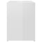vidaXL Bed Cabinets 2 pcs High Gloss White 40x30x40 cm Engineered Wood