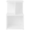 vidaXL Bedside Cabinet White 35x35x55 cm Engineered Wood