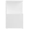 vidaXL Bedside Cabinet White 35x35x55 cm Engineered Wood