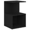 vidaXL Bedside Cabinet Black 35x35x55 cm Engineered Wood