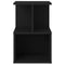 vidaXL Bedside Cabinets 2 pcs Black 35x35x55 cm Engineered Wood