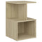 vidaXL Bedside Cabinet Sonoma Oak 35x35x55 cm Engineered Wood