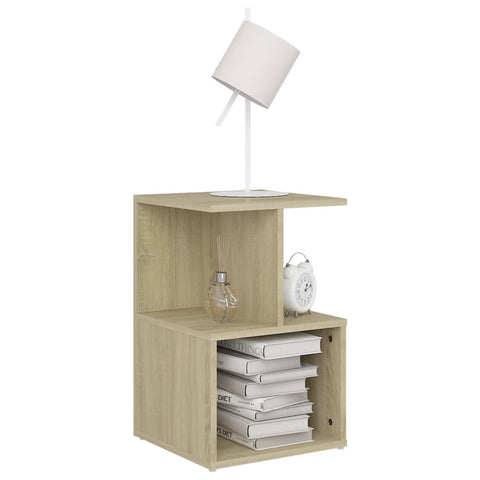 vidaXL Bedside Cabinets 2 pcs Sonoma Oak 35x35x55 cm Engineered Wood