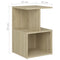 vidaXL Bedside Cabinets 2 pcs Sonoma Oak 35x35x55 cm Engineered Wood