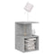 vidaXL Bedside Cabinets 2 pcs Concrete Grey 35x35x55 cm Engineered Wood