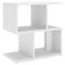 vidaXL Bedside Cabinet White 50x30x51.5 cm Engineered Wood