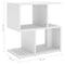 vidaXL Bedside Cabinet White 50x30x51.5 cm Engineered Wood