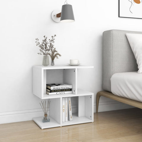 vidaXL Bedside Cabinets 2 pcs White 50x30x51.5 cm Engineered Wood