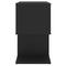 vidaXL Bedside Cabinet Black 50x30x51.5 cm Engineered Wood