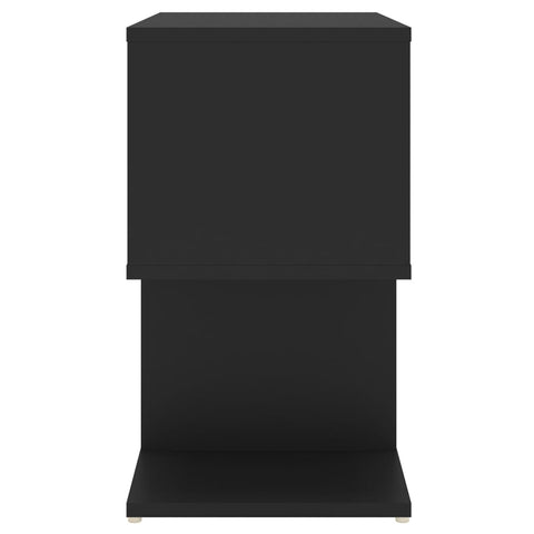 vidaXL Bedside Cabinets 2 pcs Black 50x30x51.5 cm Engineered Wood
