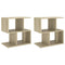 vidaXL Bedside Cabinets 2 pcs Sonoma Oak 50x30x51.5 cm Engineered Wood